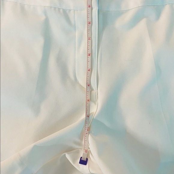 ADIDAS WOMENS WHITE ATHLETIC SHORTS SIZE 10 - Picture 10 of 12